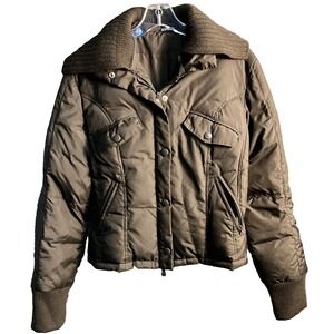 Sisley Winter Puffer Coat Jacket Size Womens Large